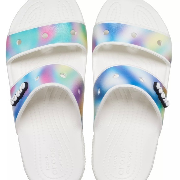 CROCS | Shoes | Crocs Classic Solarized 2 Strap Comfort Slide Sandal ...